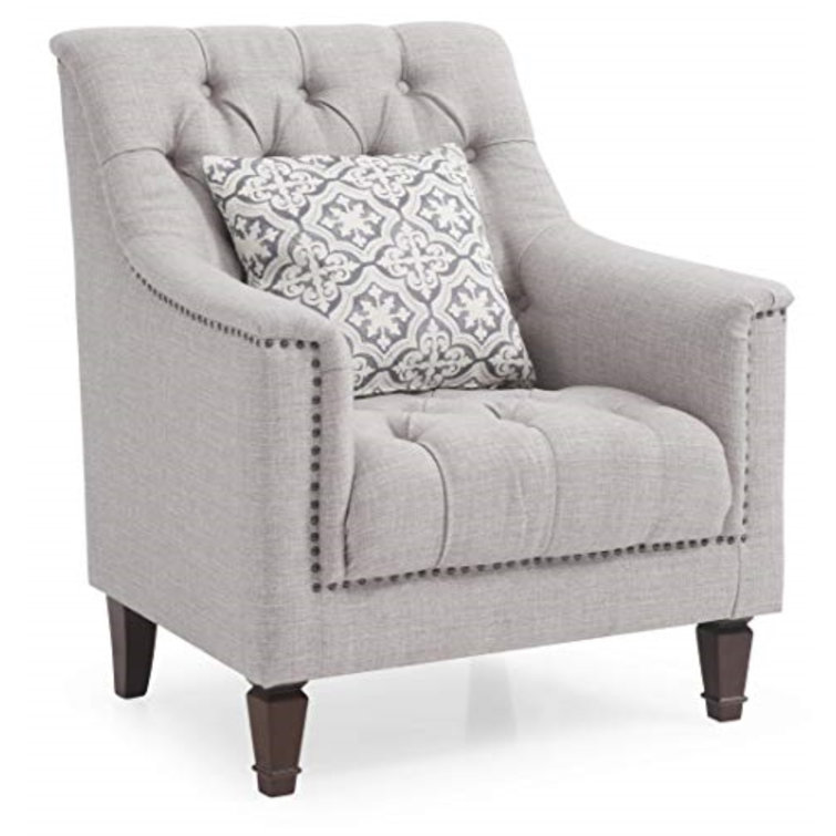 Jordynn armchair outlet and footstool